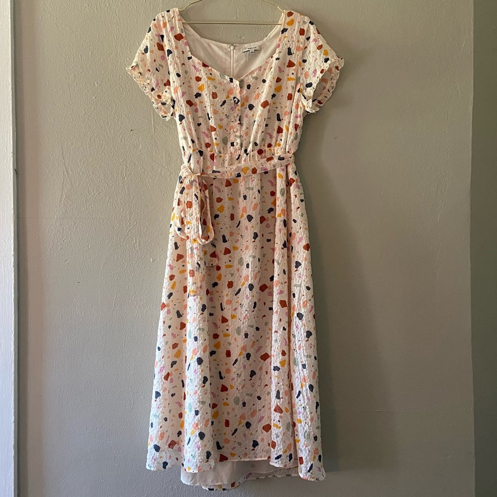 Confetti Print Madewell Maxi Dress - Sz 14 NWOT
